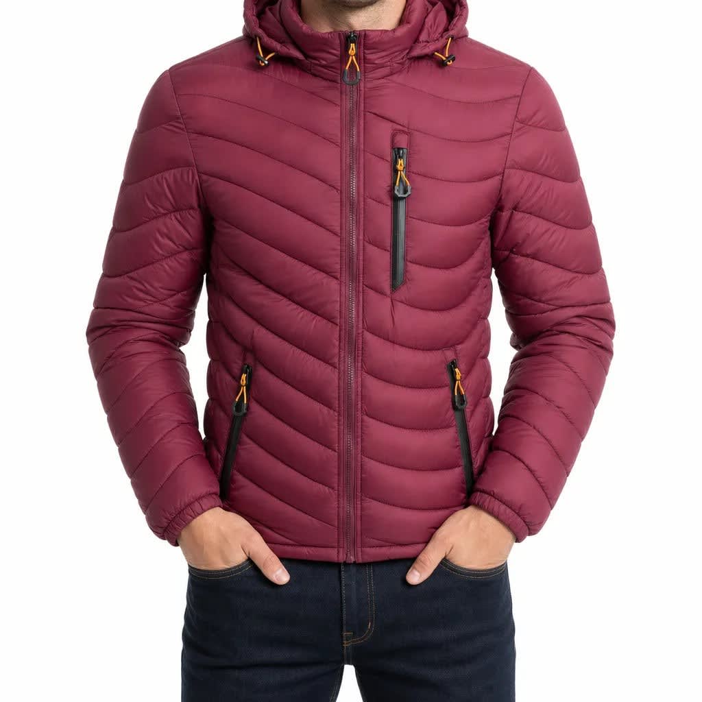 Jacob | Effortless Quilted Hooded Puffer Jacket