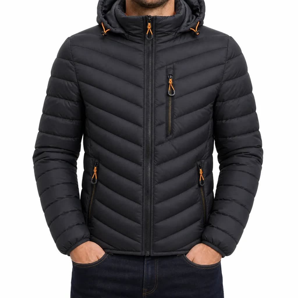 Jacob | Effortless Quilted Hooded Puffer Jacket