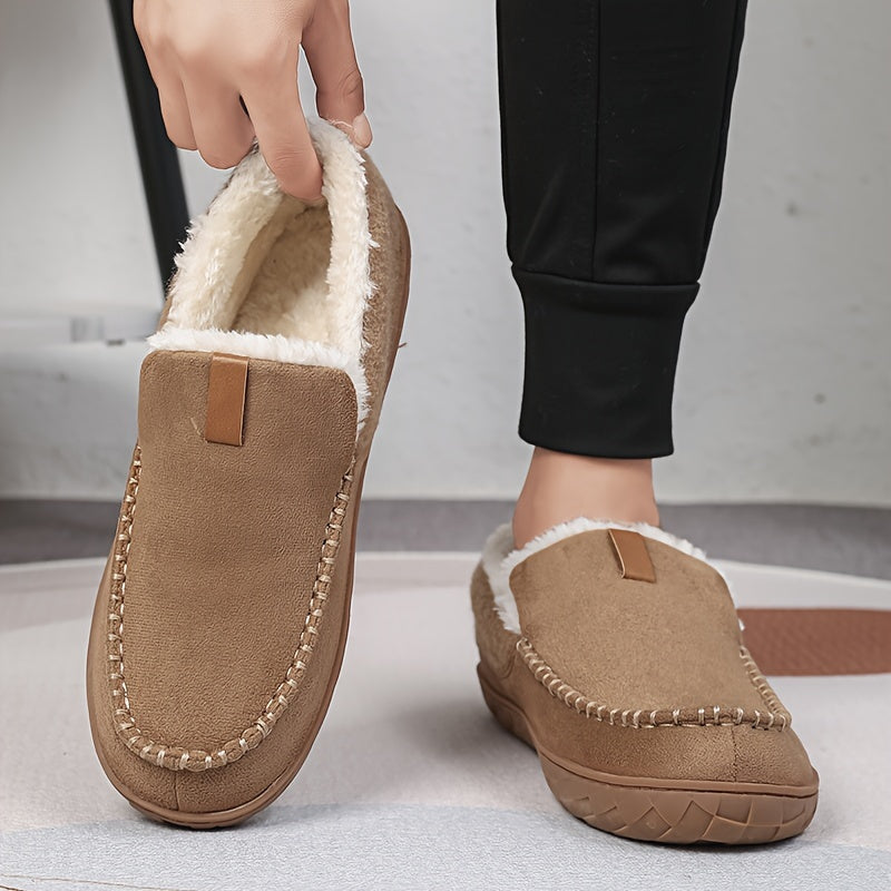 Jacob | Elegant Cozy Moccasin Mens Slippers