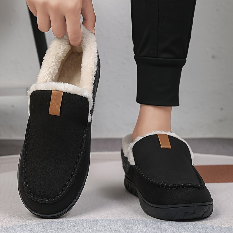 Jacob | Elegant Cozy Moccasin Mens Slippers