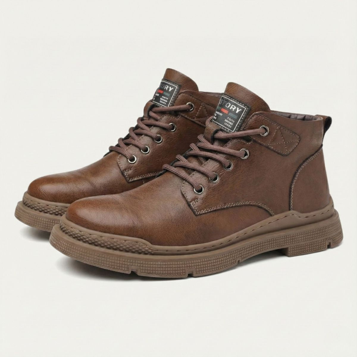 Jacob | Relaxed Lace-Up Ankle Boots for Men