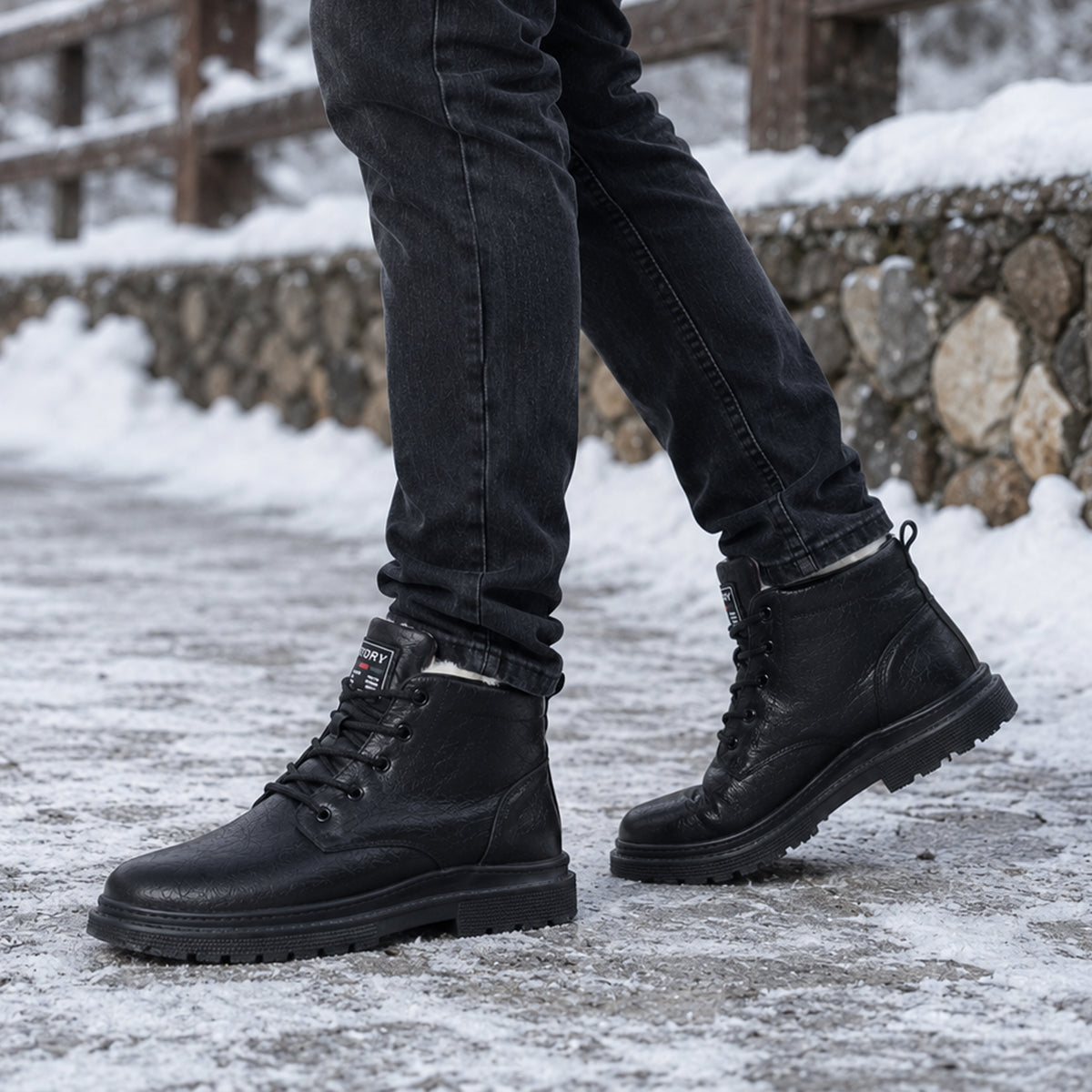 Jacob | Relaxed Lace-Up Ankle Boots for Men