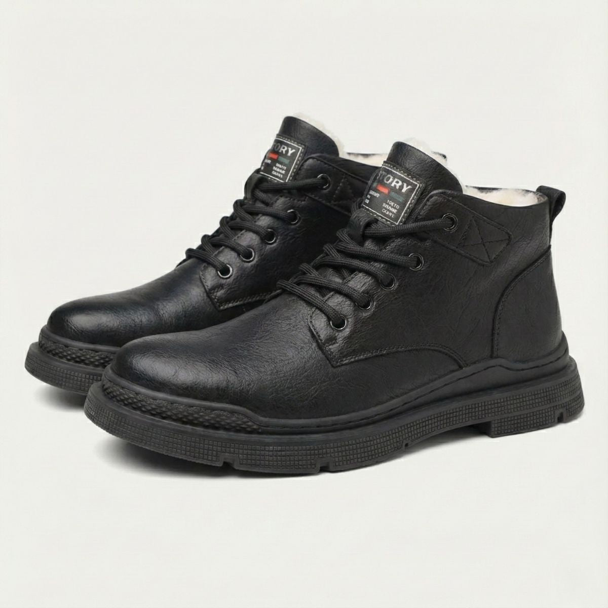 Jacob | Relaxed Lace-Up Ankle Boots for Men