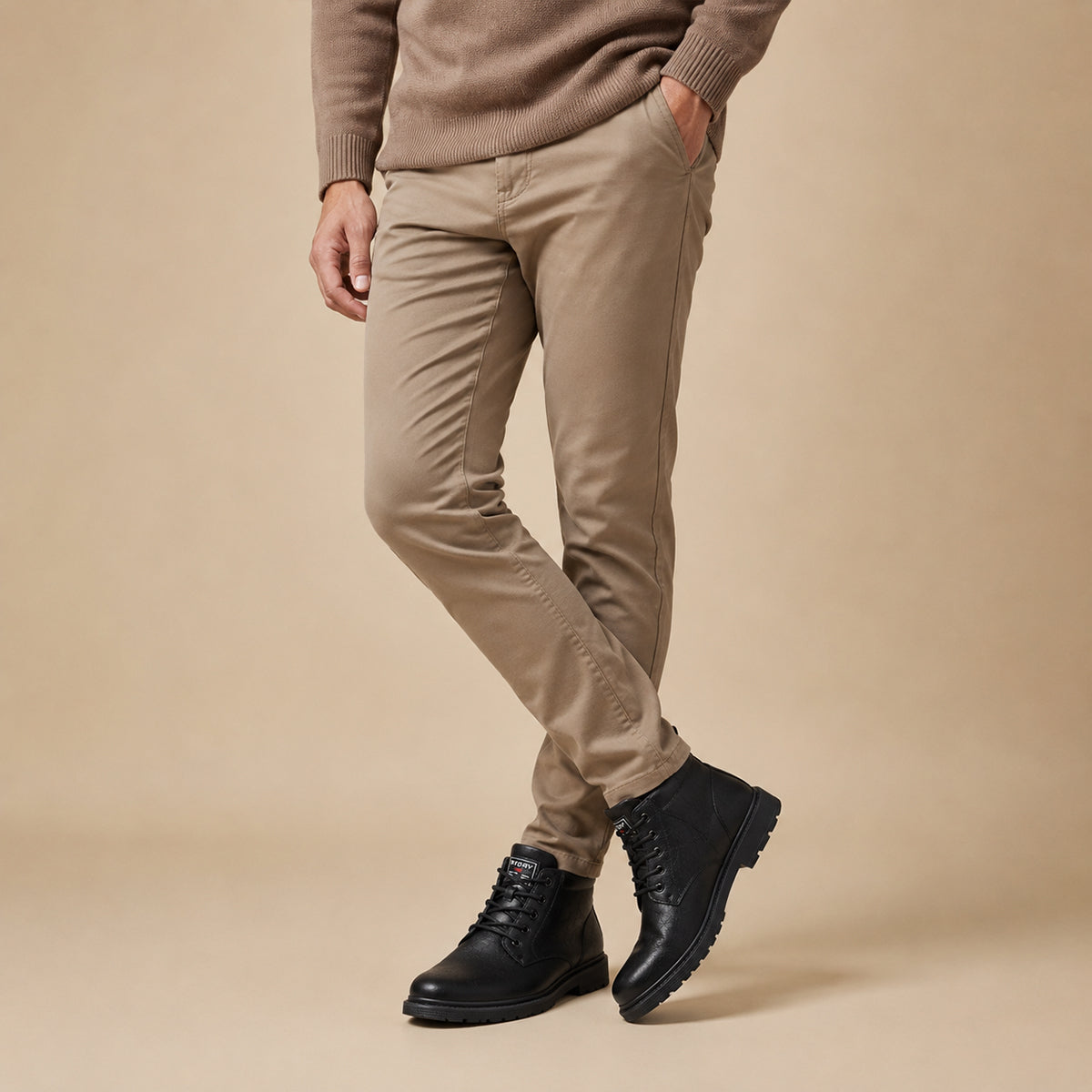 Jacob | Relaxed Lace-Up Ankle Boots for Men