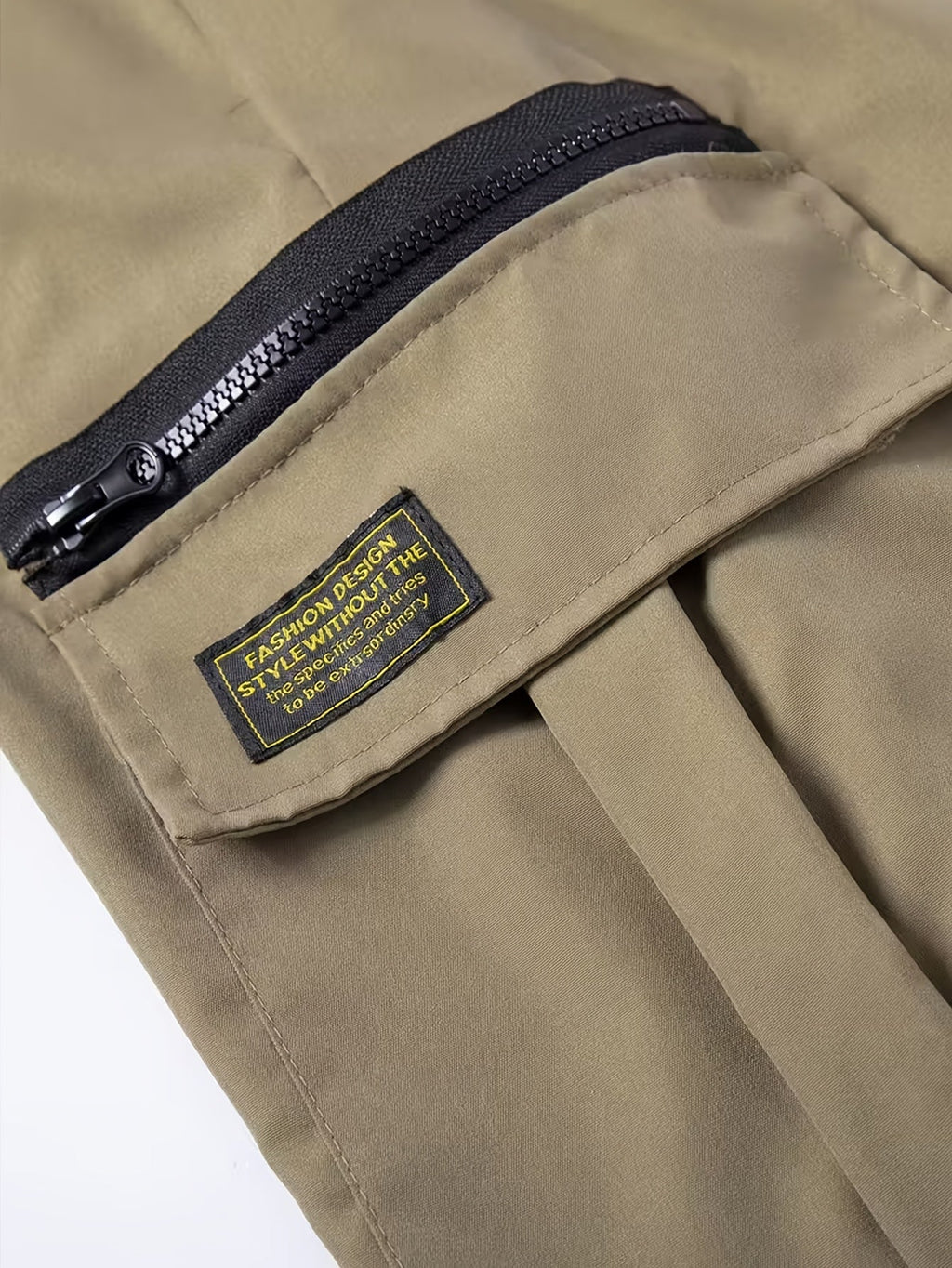 Jacob | Stylish Relaxed Fit Cargo Trousers with Zip Pocket