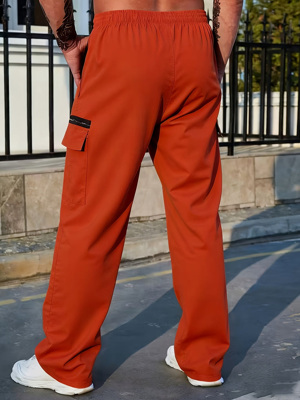 Jacob | Stylish Relaxed Fit Cargo Trousers with Zip Pocket