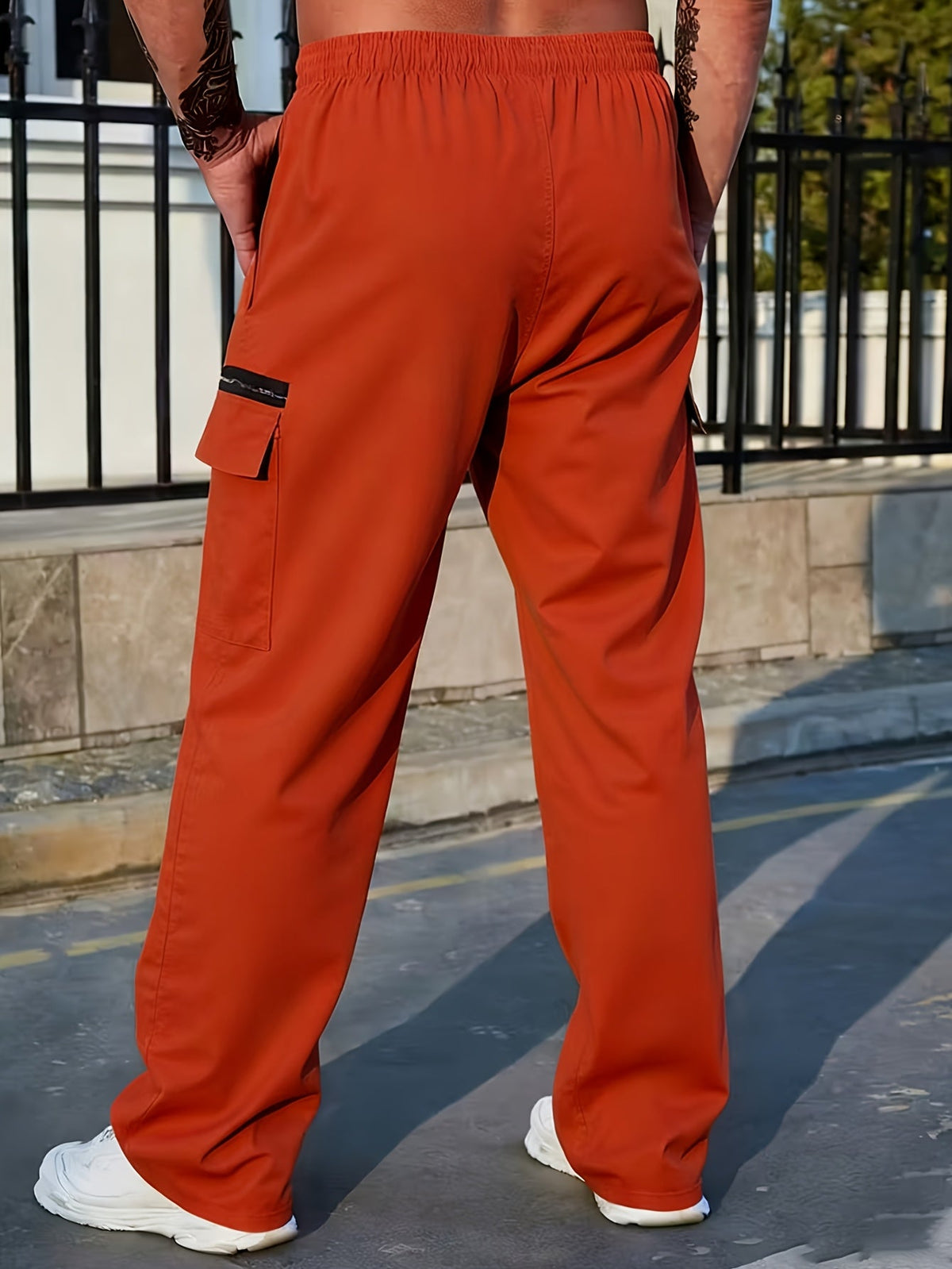 Jacob | Stylish Relaxed Fit Cargo Trousers with Zip Pocket