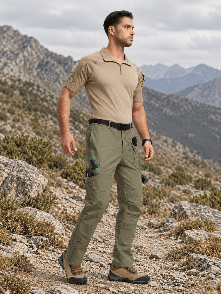 Jacob | Tactical Straight Leg Mens Cargo Trousers