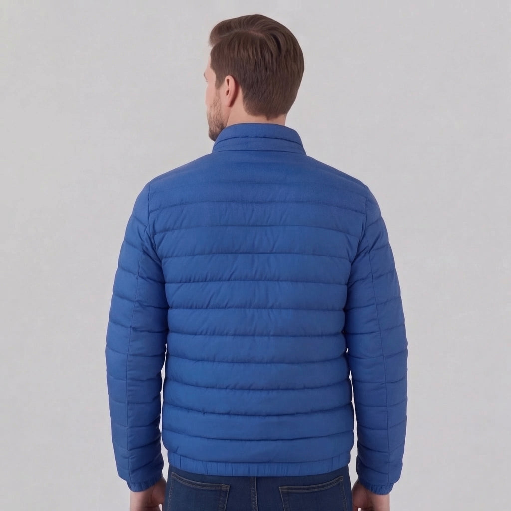 James | Cosy Lightweight Puffer Jacket with Stand Collar
