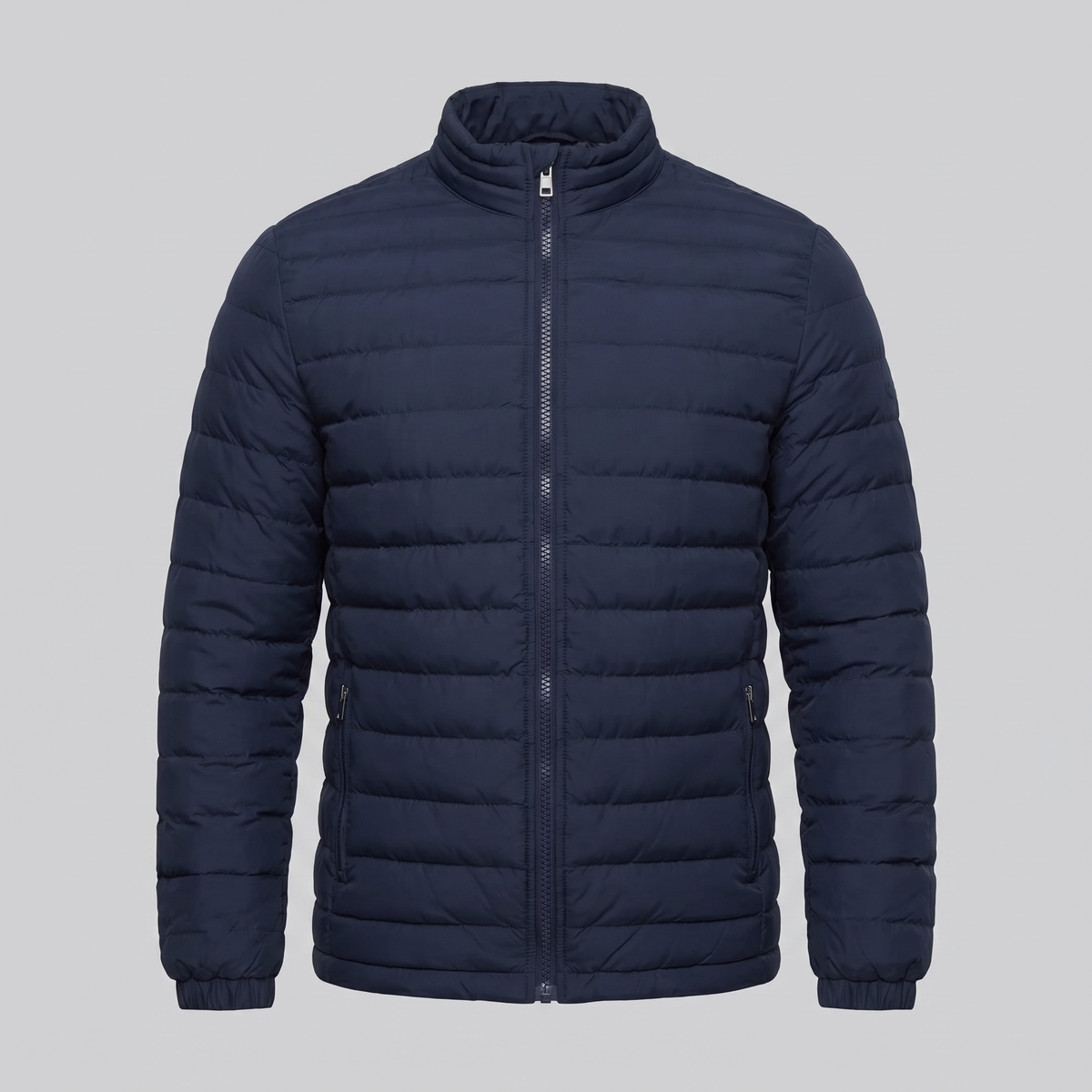 James | Cosy Lightweight Puffer Jacket with Stand Collar