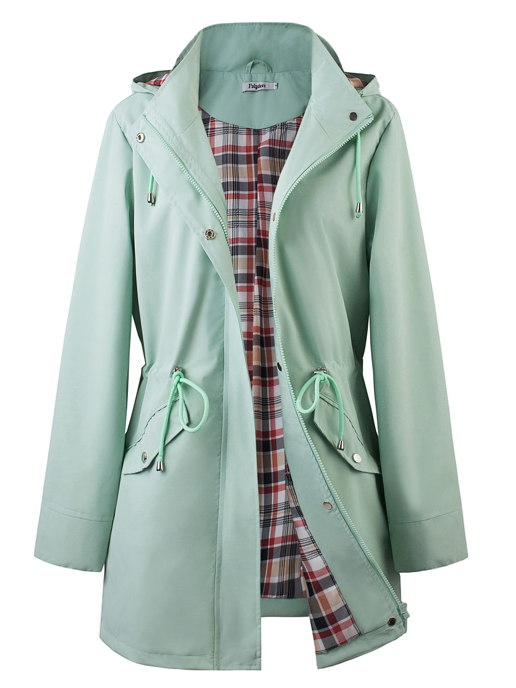 Jasmine | Elegant Hooded Waterproof Jacket with Drawstring Waist