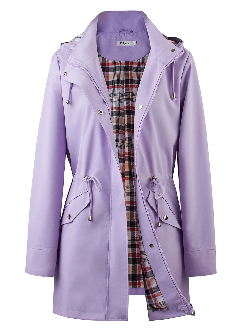 Jasmine | Elegant Hooded Waterproof Jacket with Drawstring Waist