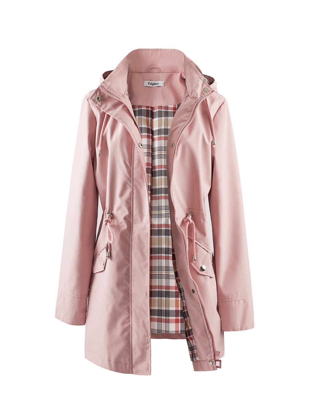 Jasmine | Elegant Hooded Waterproof Jacket with Drawstring Waist