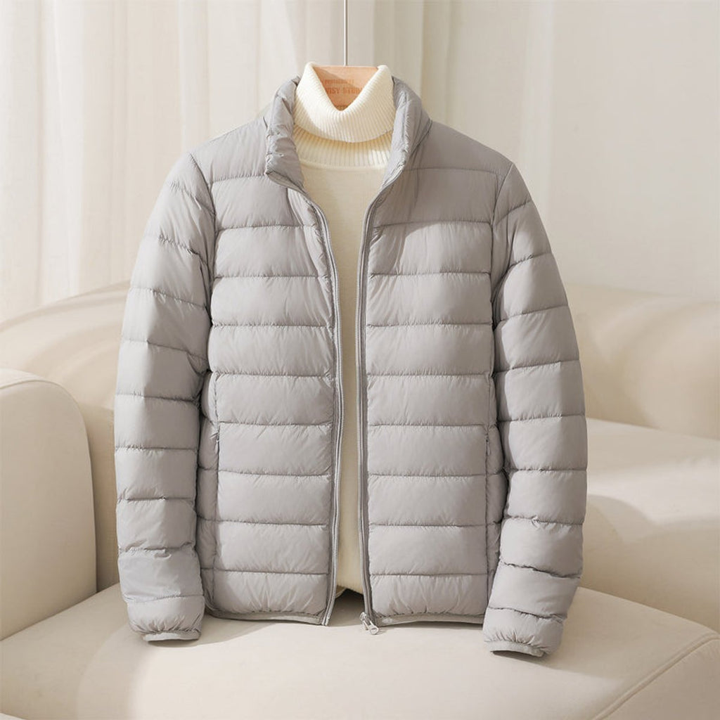 Jasmine | Polished Quilted Puffer Jacket Women with Stand Collar