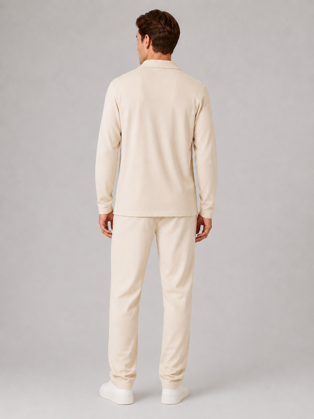 Jasper | Classic Textured Quarter-Zip Tracksuit Co-Ord