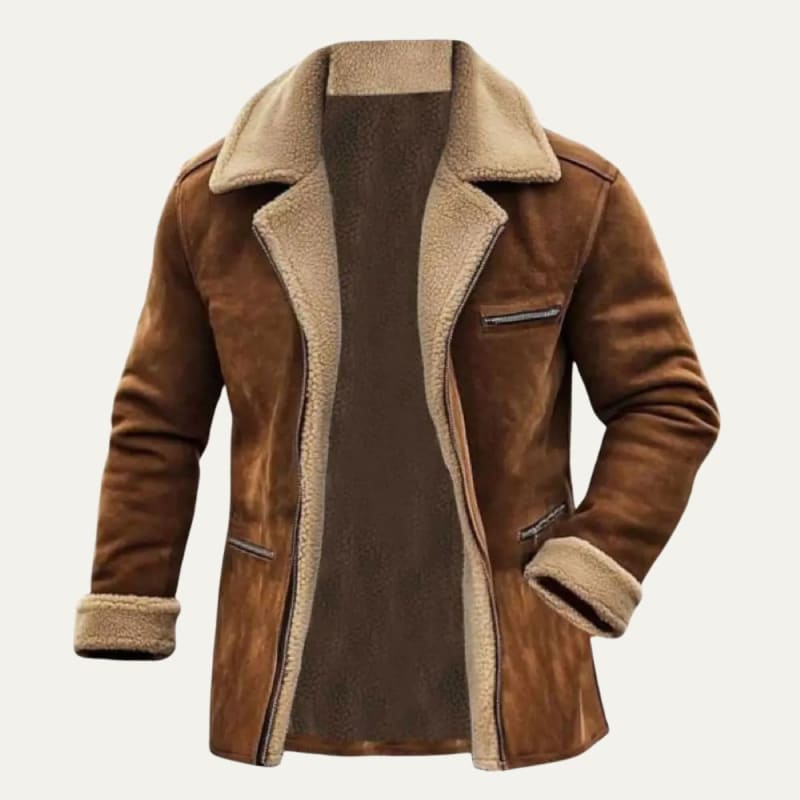 Jasper | Timeless Mid Length Mens Sherpa Jacket