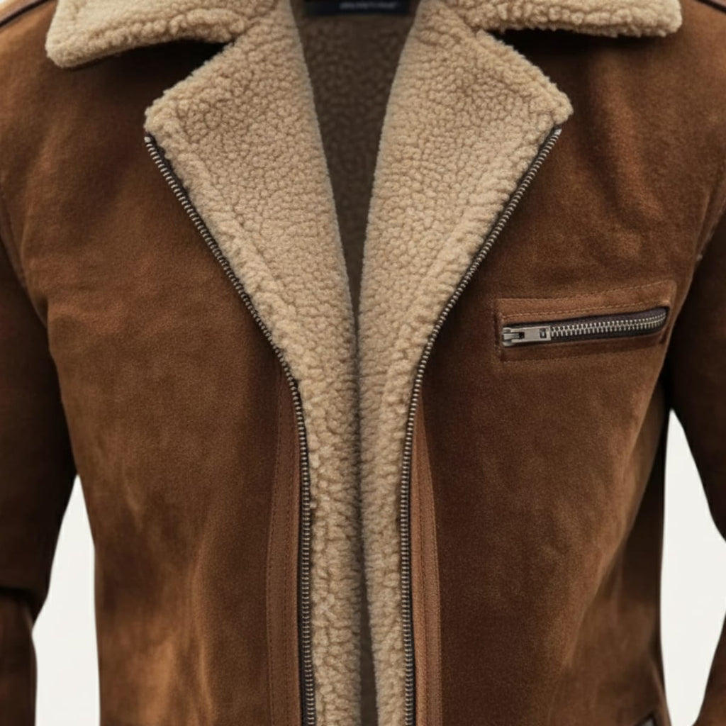 Jasper | Timeless Mid Length Mens Sherpa Jacket