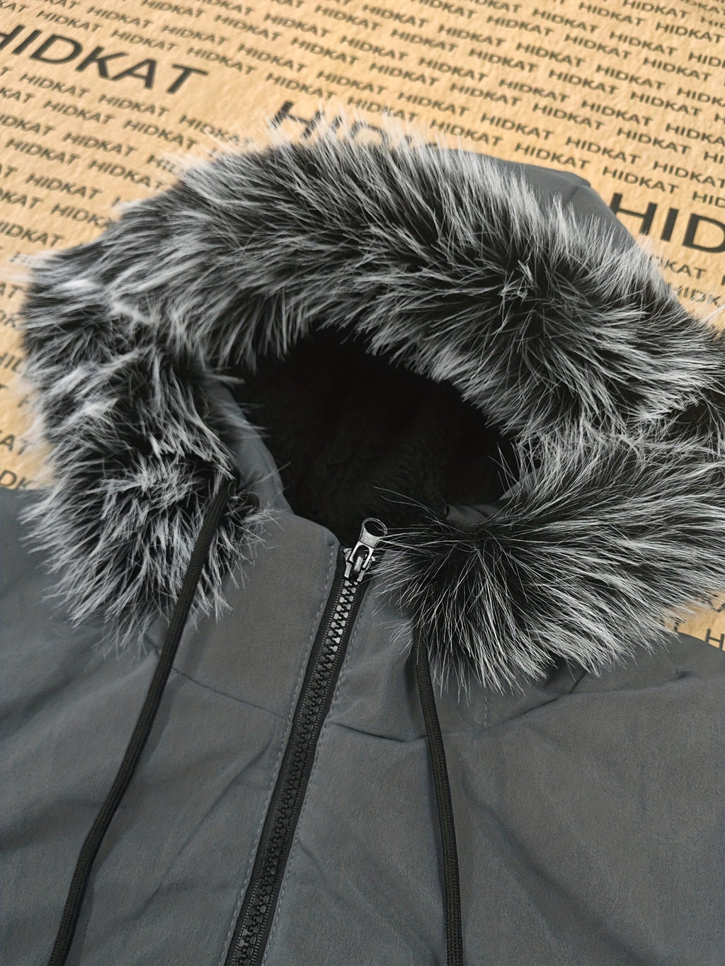 Jaxon | Polished Fur-Trim Hooded Mens Parka Jacket