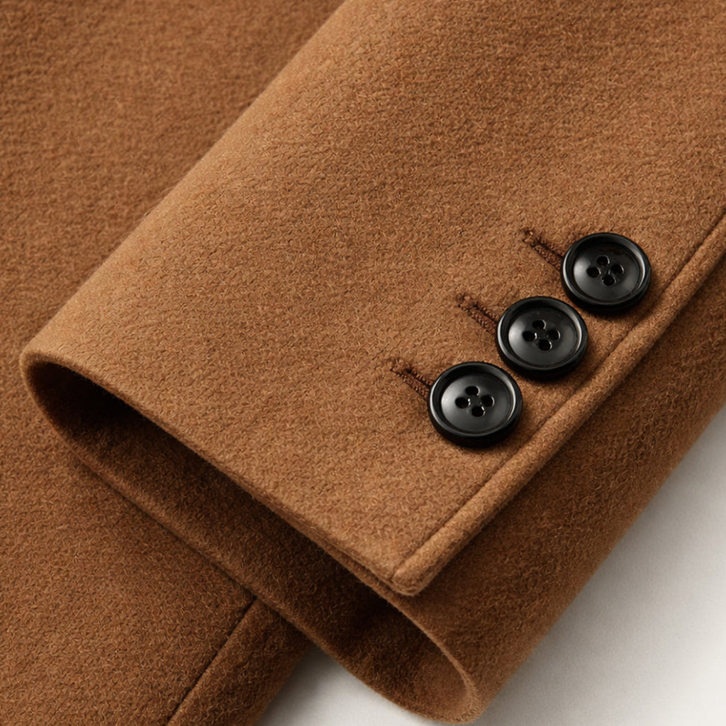Jesse | Classic Tailored Long Double-Breasted Mens Coats