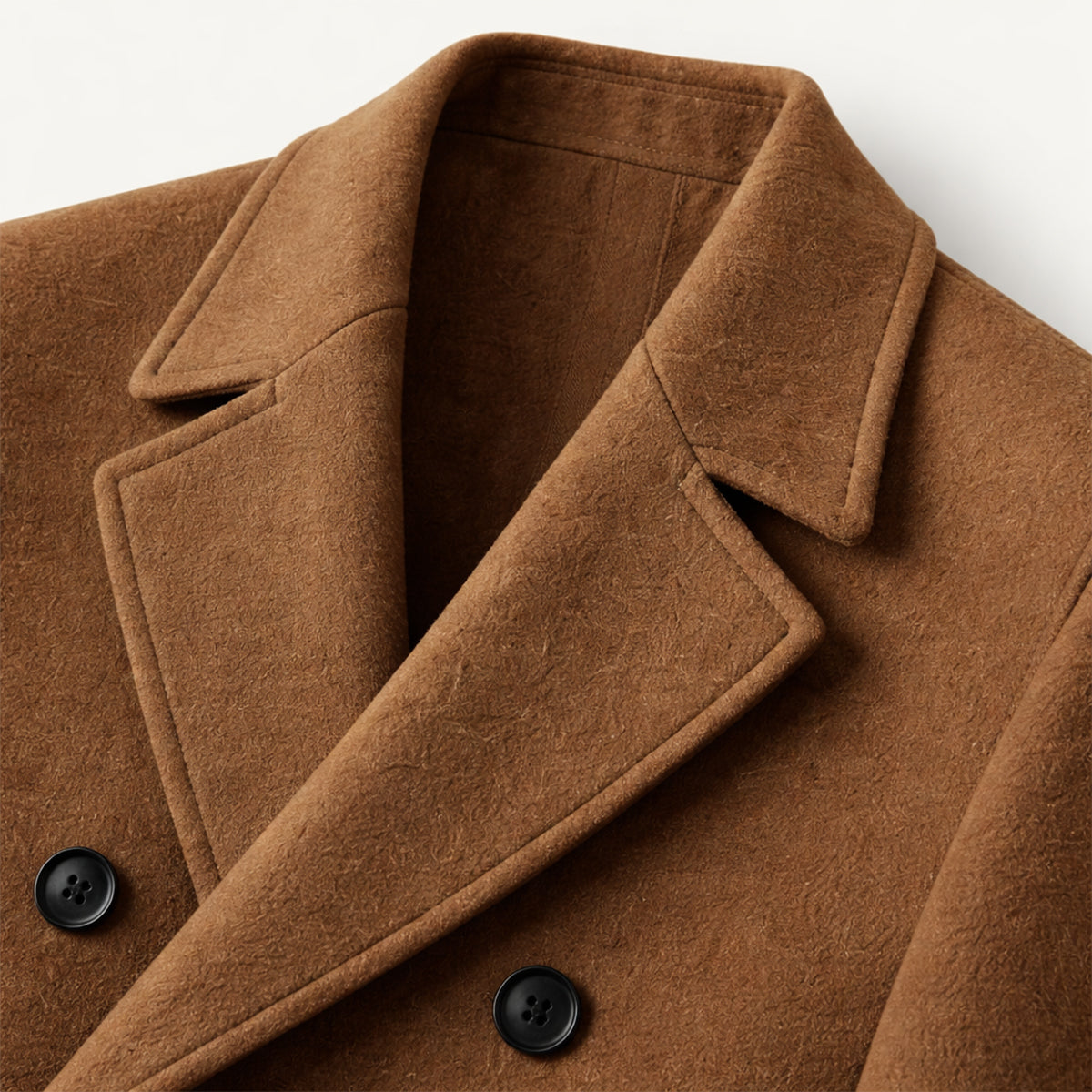 Jesse | Classic Tailored Long Double-Breasted Mens Coats