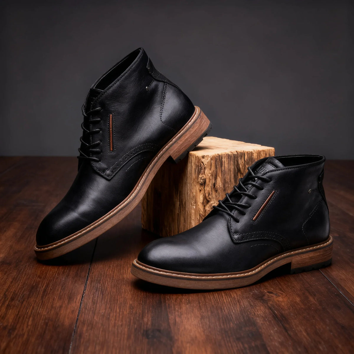 Jesse | Elegant Lace-Up Brogue Mens Boots