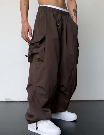 Joseph | Cosy Baggy Wide Leg Cargo Trousers