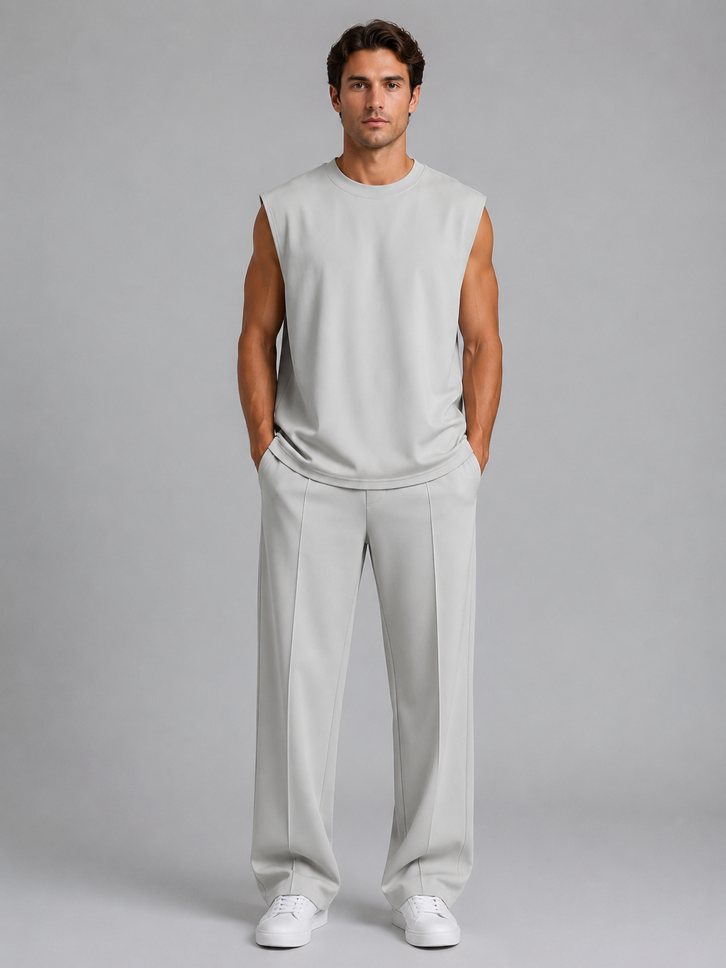 Joshua | Elegant Wide Leg Tracksuit Co-Ord Set