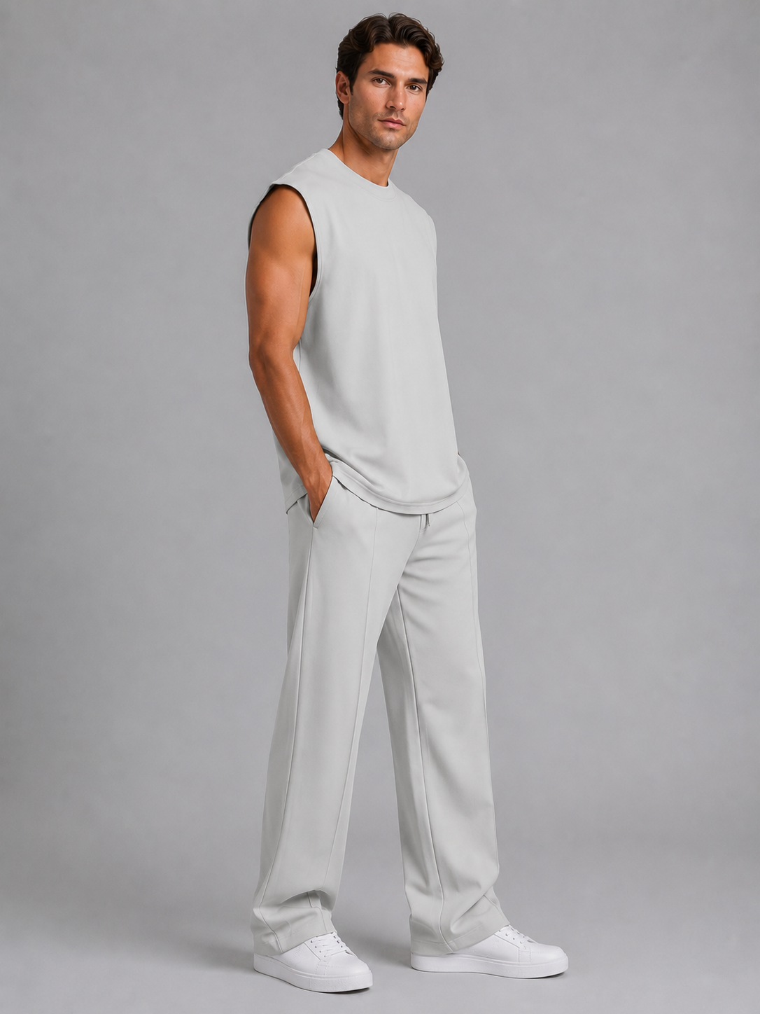 Joshua | Elegant Wide Leg Tracksuit Co-Ord Set