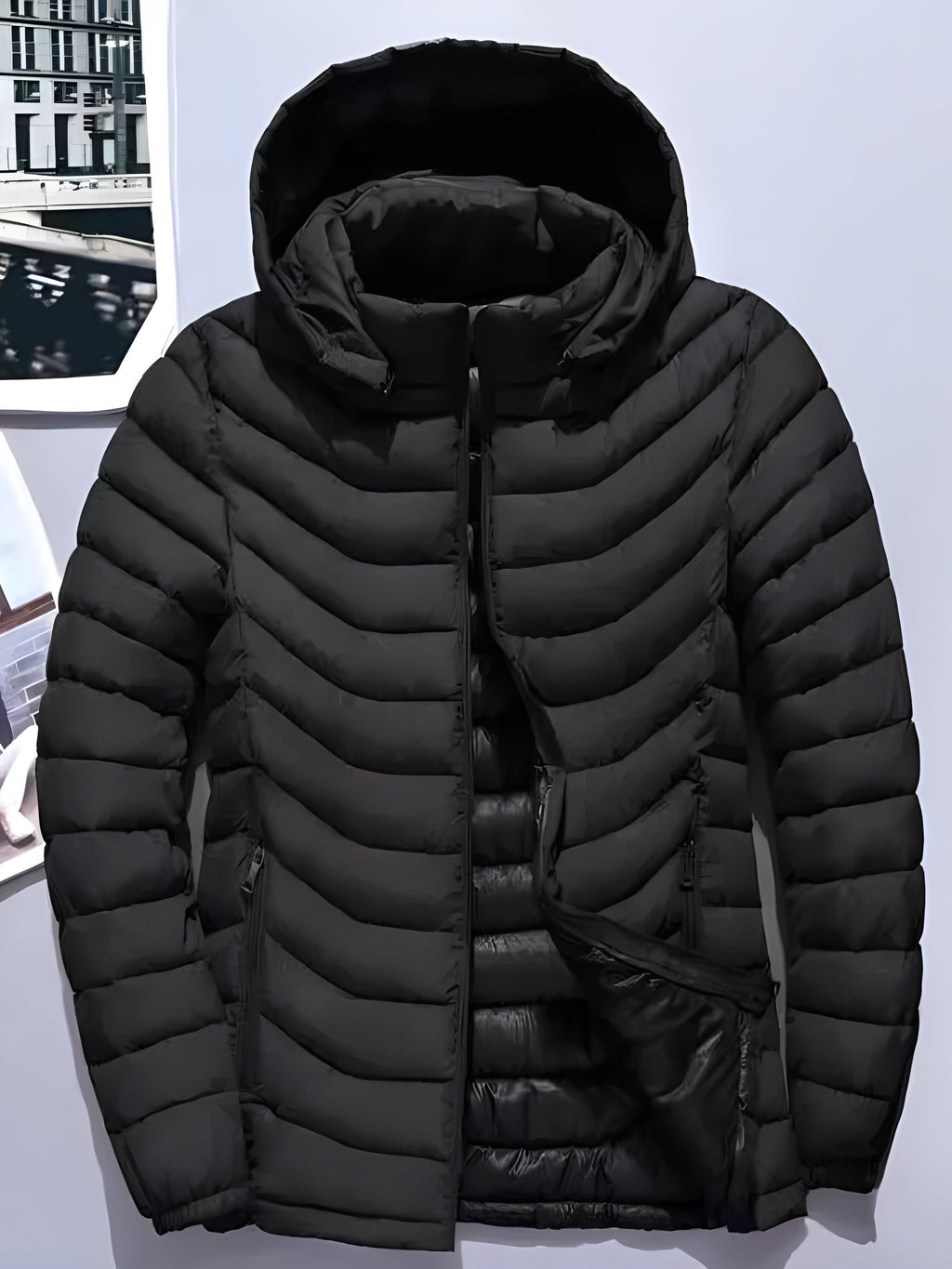 Jude | Relaxed Hooded Quilted Puffer Jacket