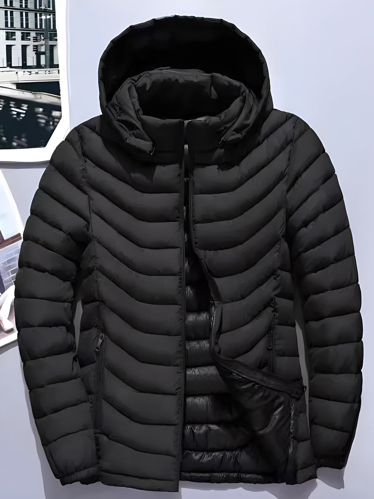 Jude | Relaxed Hooded Quilted Puffer Jacket