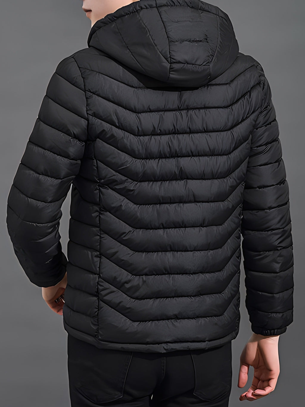 Jude | Relaxed Hooded Quilted Puffer Jacket