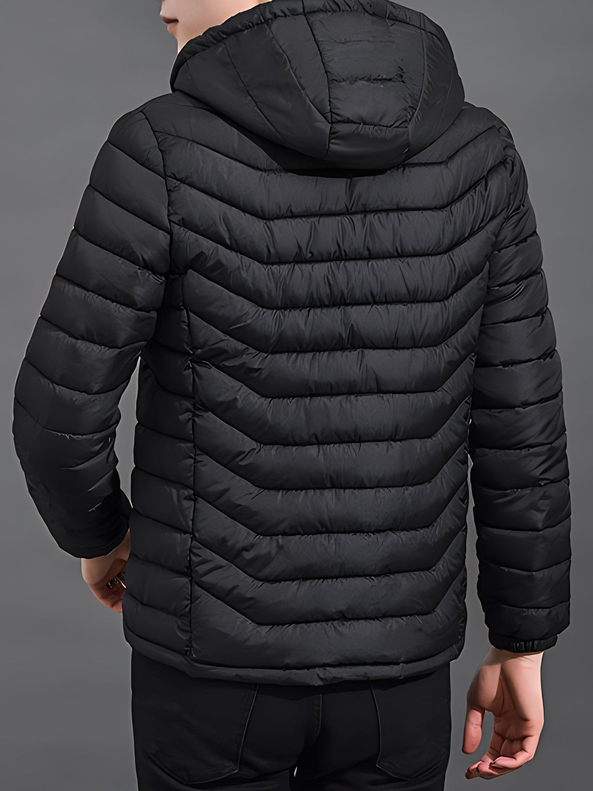 Jude | Relaxed Hooded Quilted Puffer Jacket