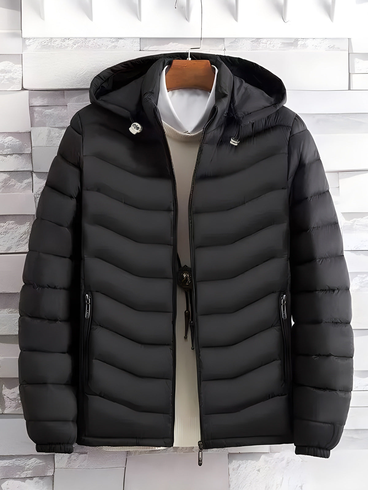 Jude | Relaxed Hooded Quilted Puffer Jacket