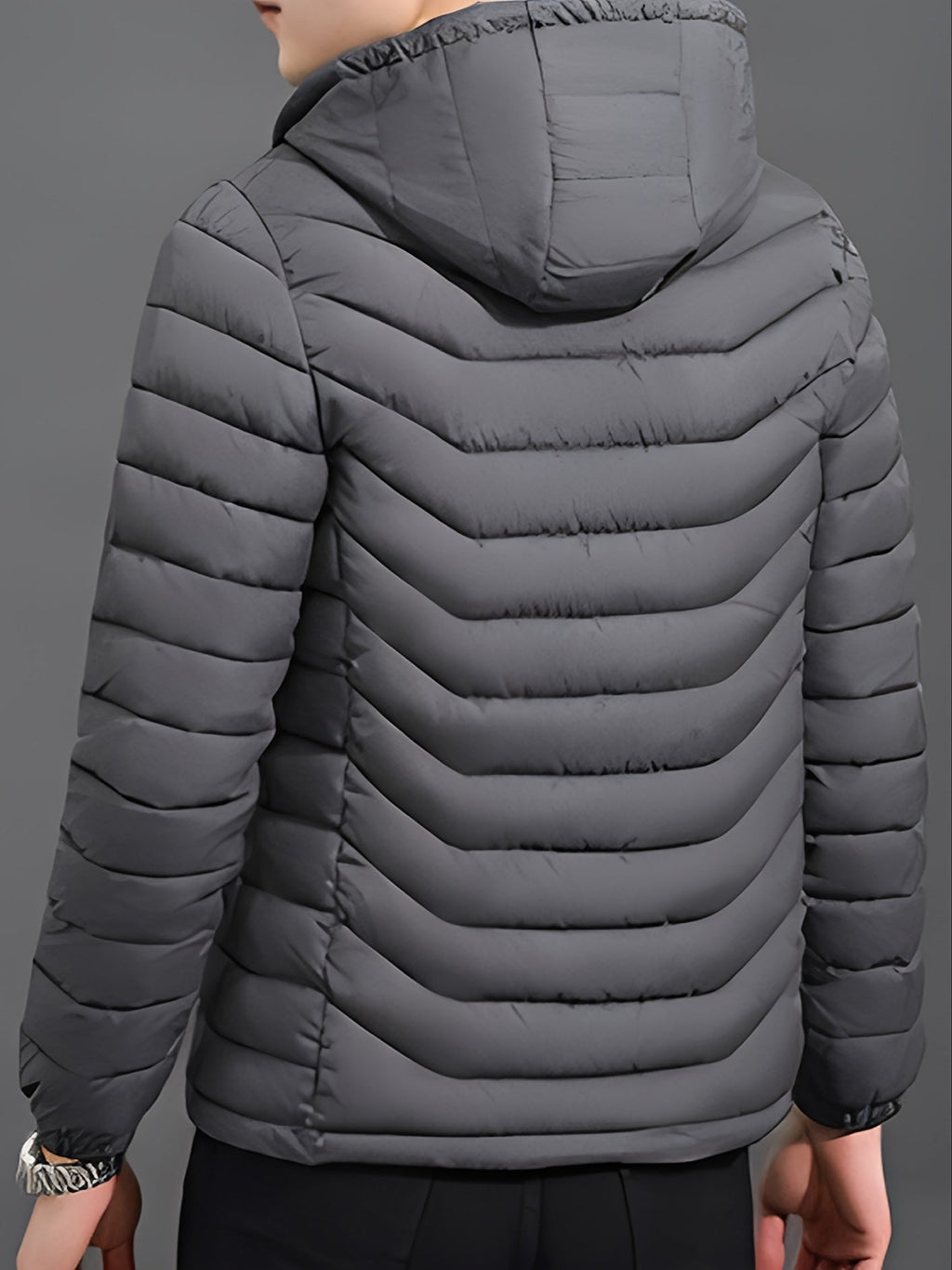 Jude | Relaxed Hooded Quilted Puffer Jacket