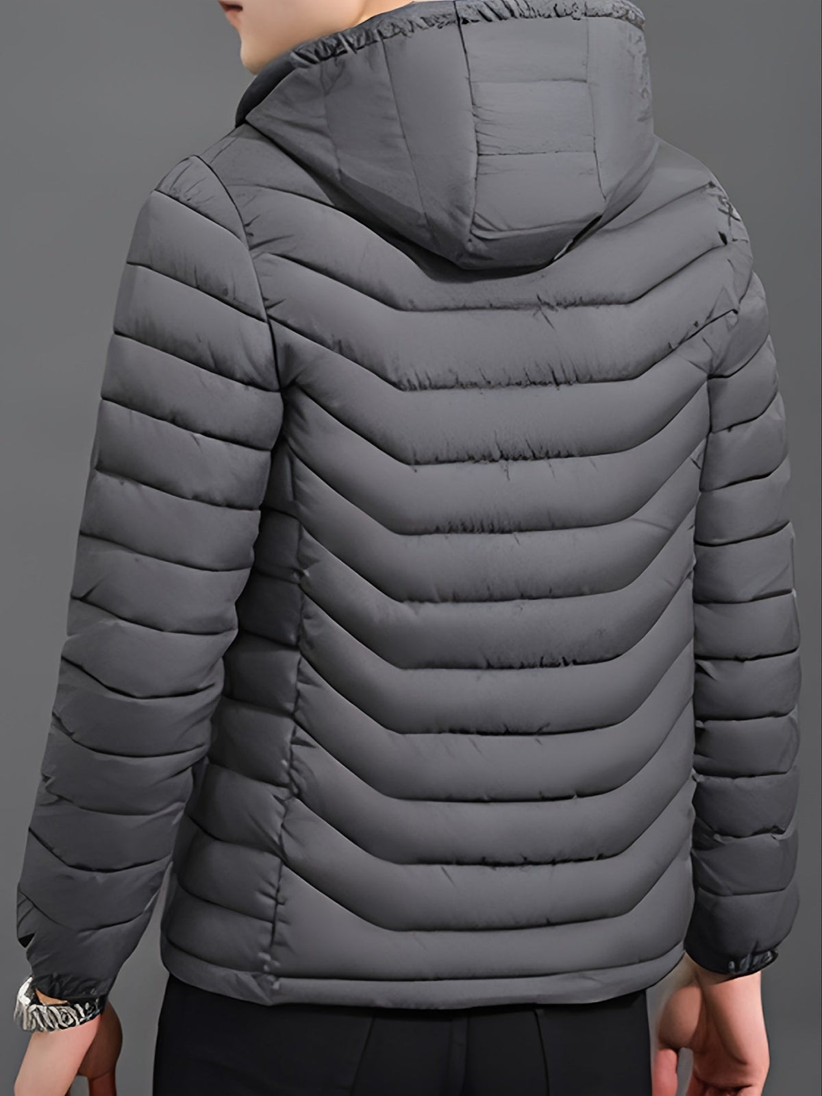 Jude | Relaxed Hooded Quilted Puffer Jacket