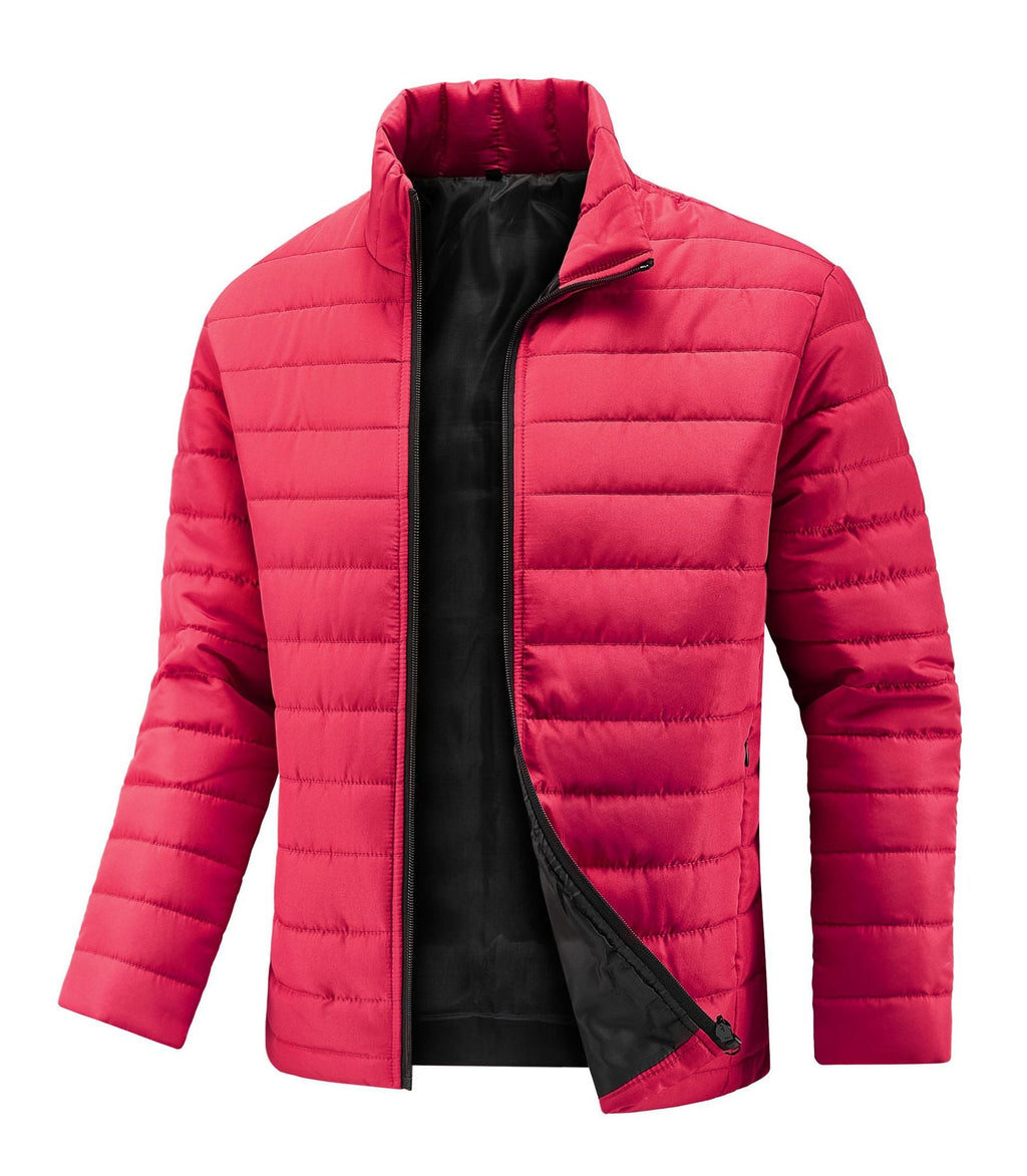 Jude | Sophisticated Quilted Mens Puffer Jacket with Stand Collar