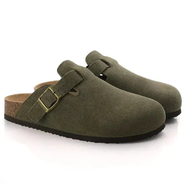 Kai | Classic Slip-On Buckle Clog Mens Slippers