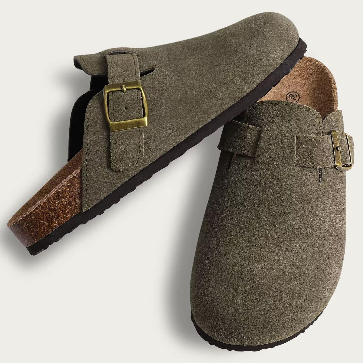 Kai | Classic Slip-On Buckle Clog Mens Slippers