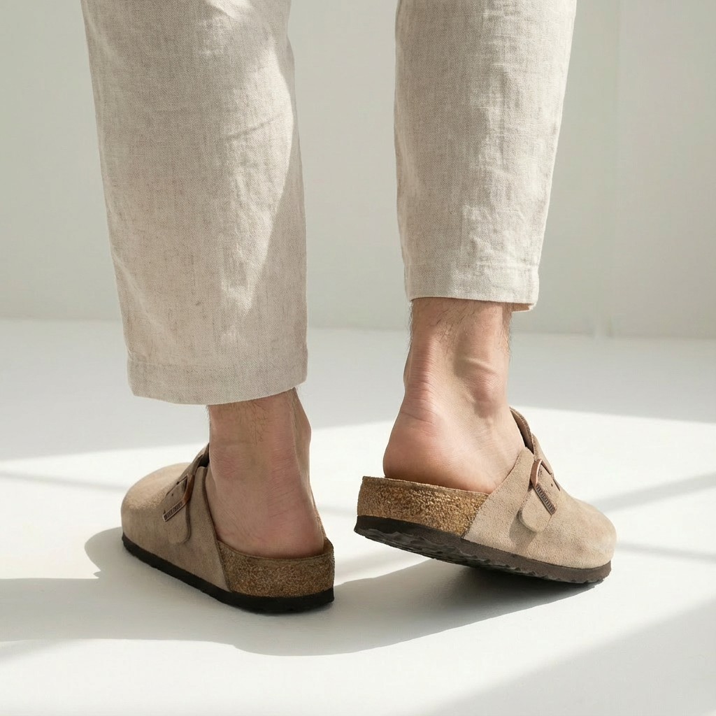 Kai | Classic Slip-On Buckle Clog Mens Slippers