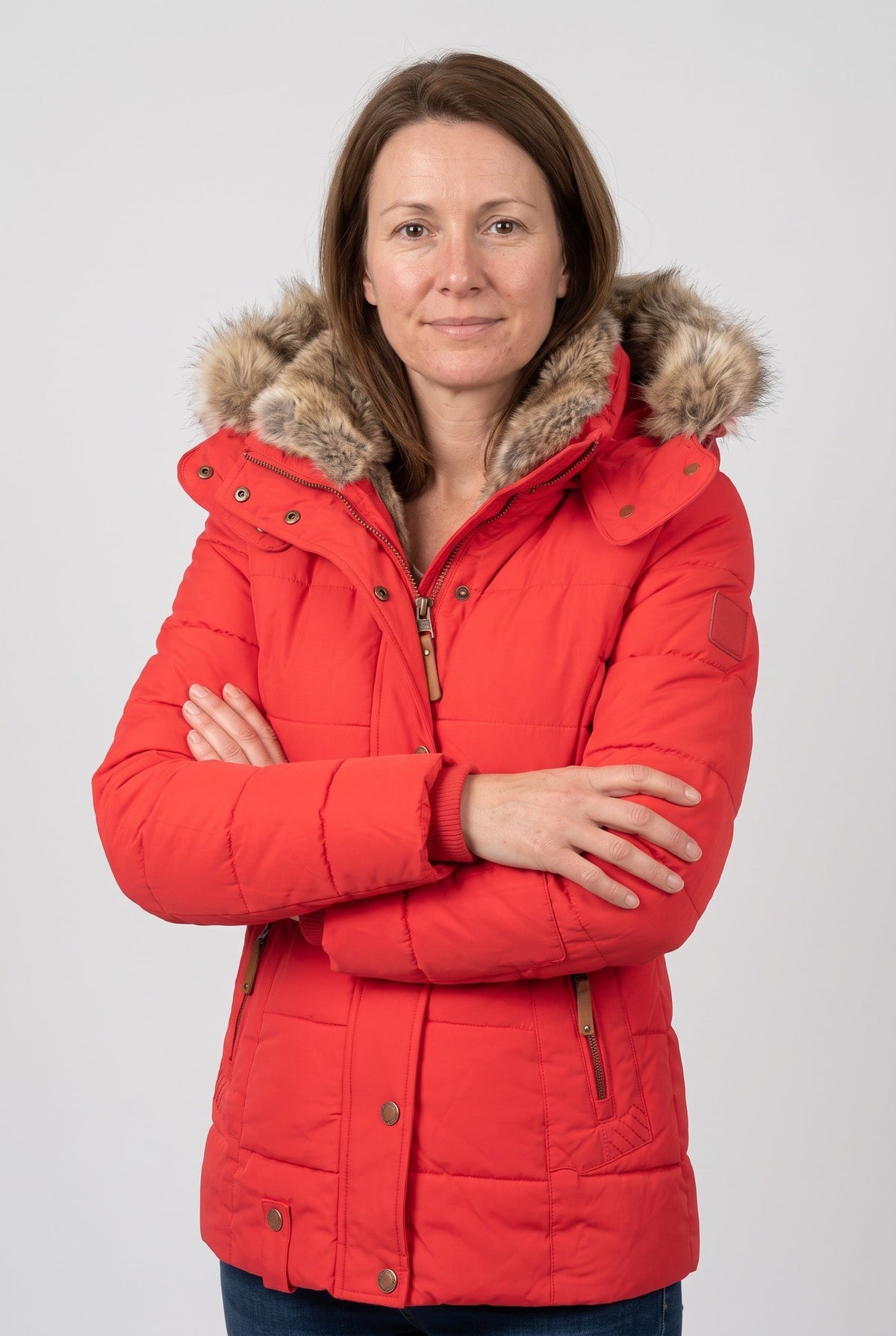 Lara | Timeless Faux Fur Coat Quilted Padded Jacket