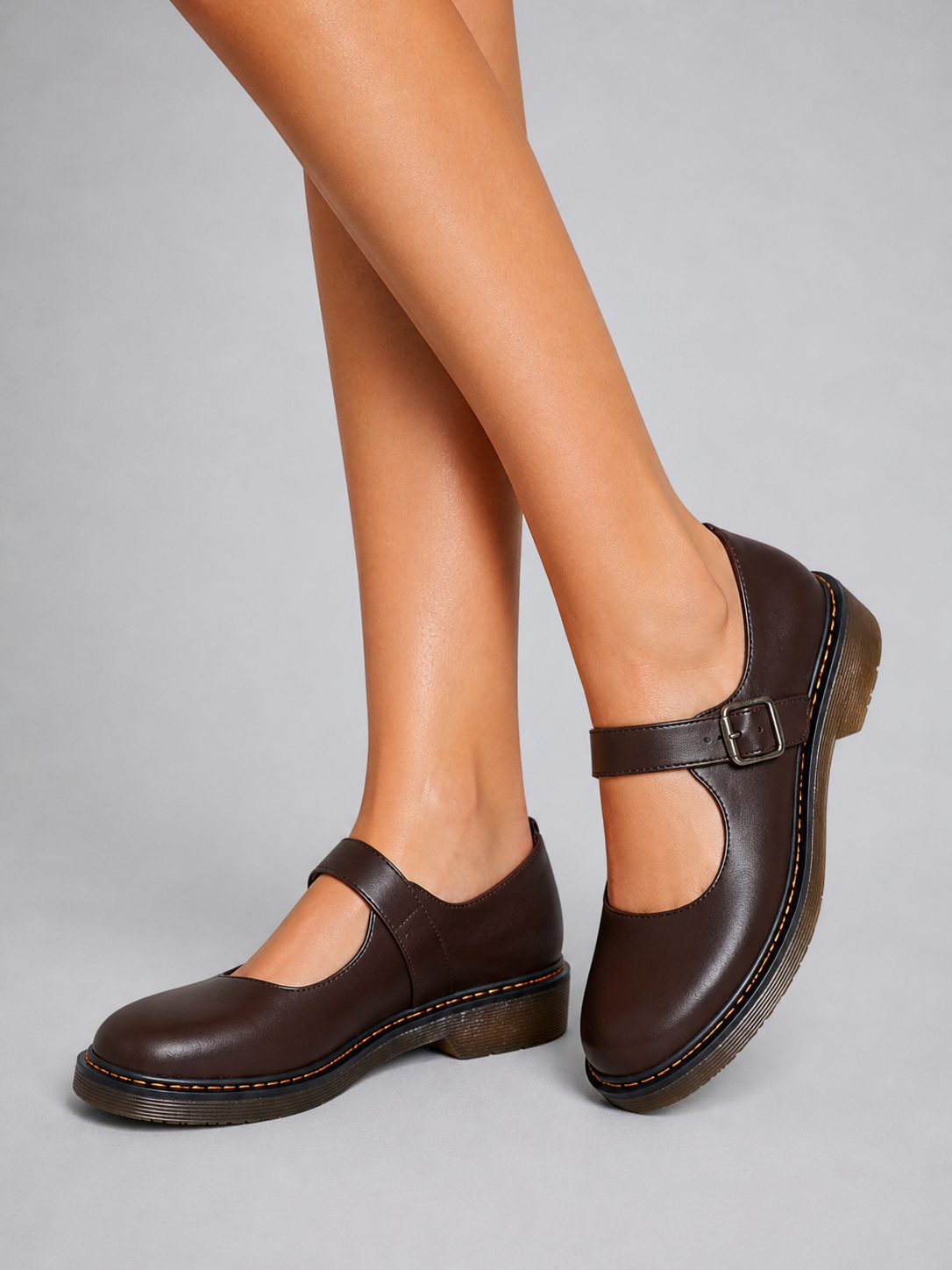 Layla | Effortless Buckle Strap Mary Jane Shoes