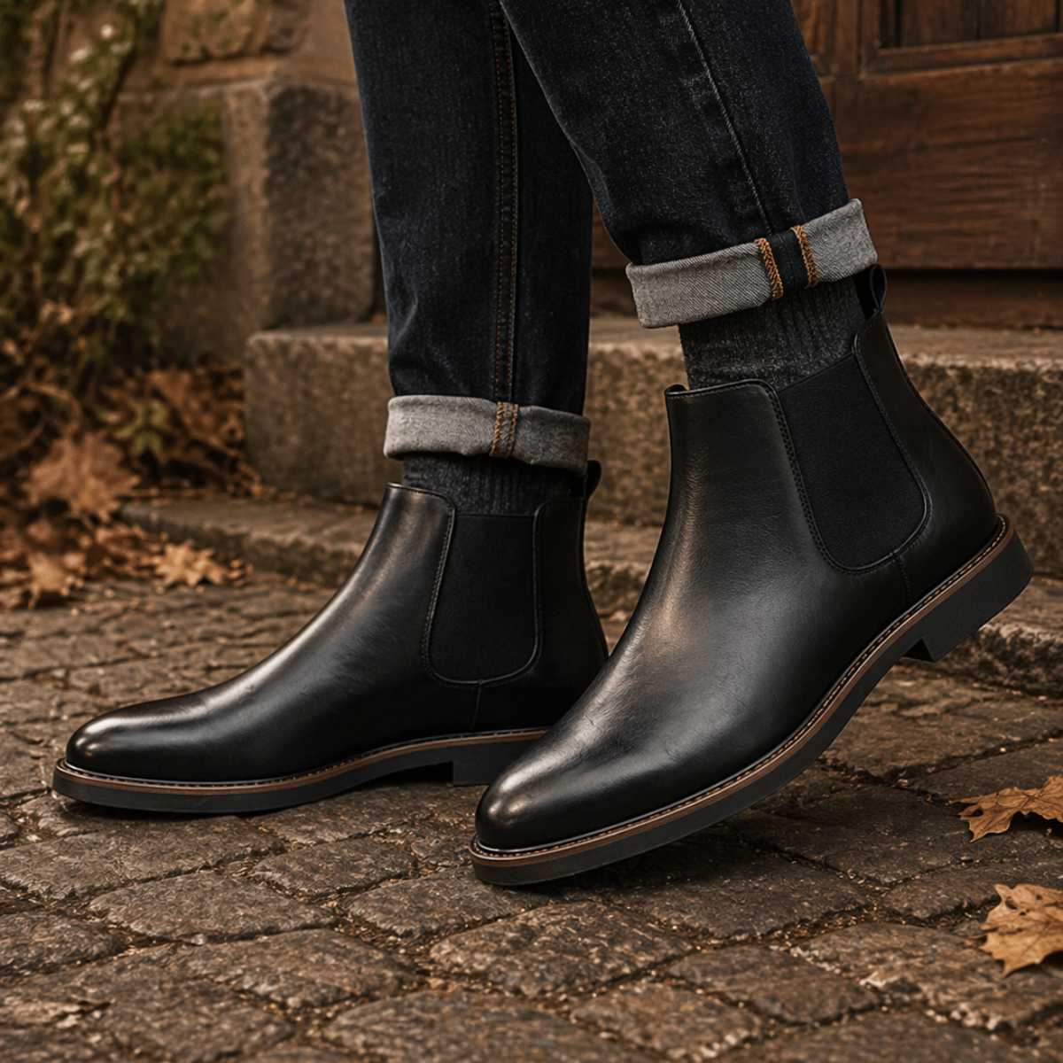 Leo | Elegant Chelsea Ankle Mens Boots