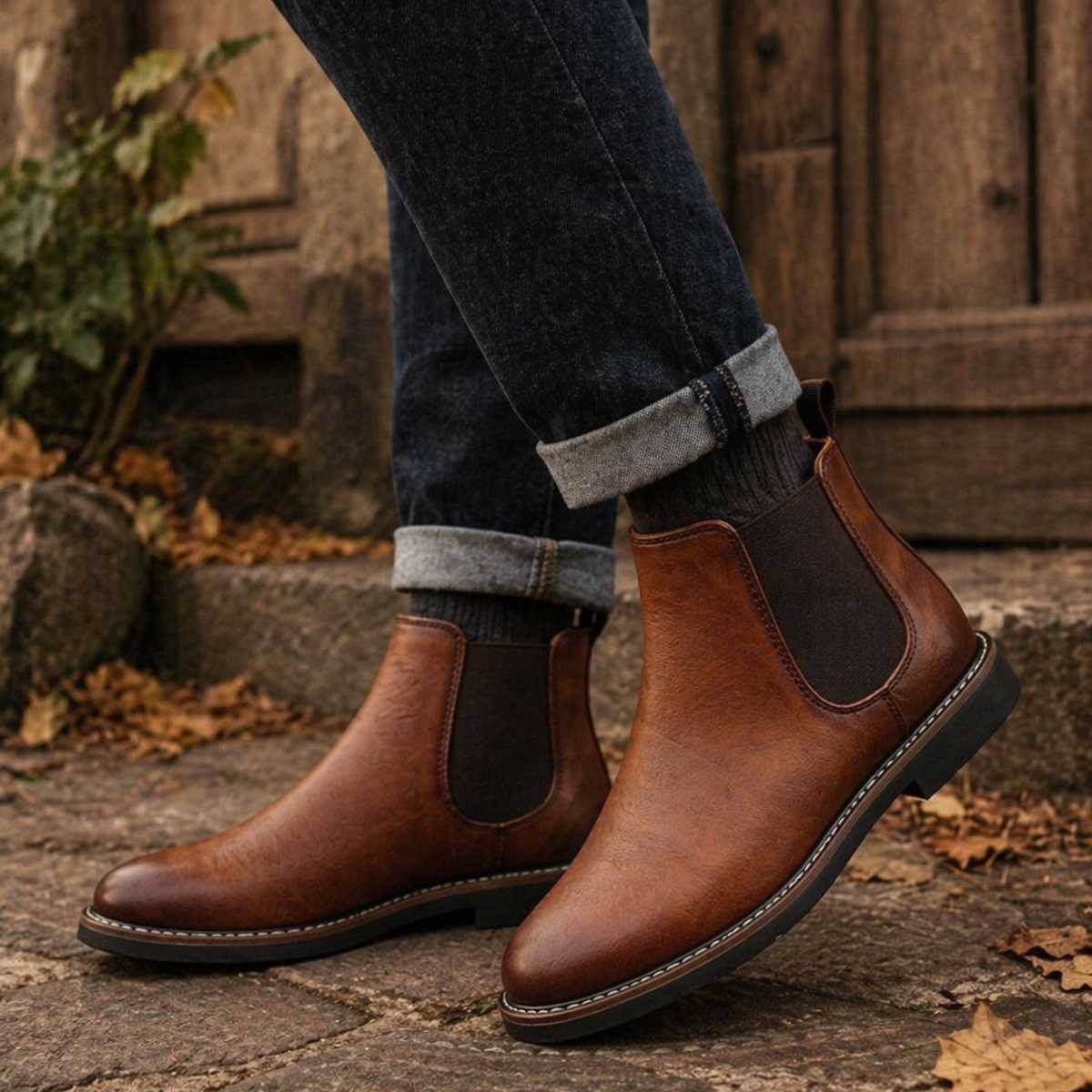 Leo | Elegant Chelsea Ankle Mens Boots