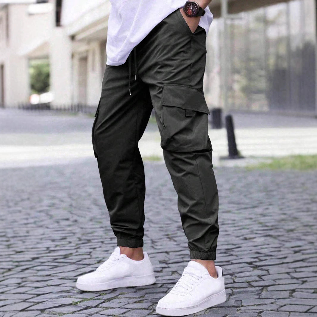 Leo | Graceful Relaxed Fit Utility Cargo Trousers