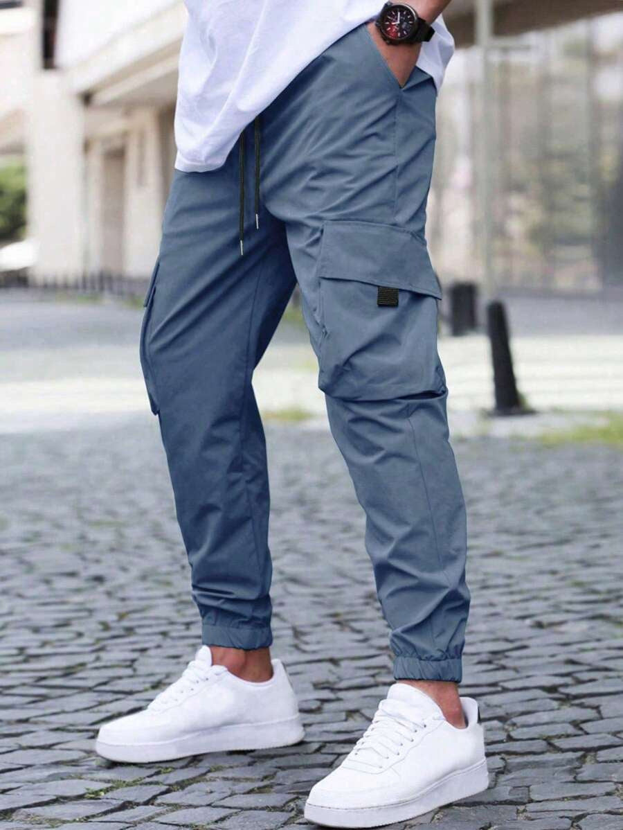 Leo | Graceful Relaxed Fit Utility Cargo Trousers