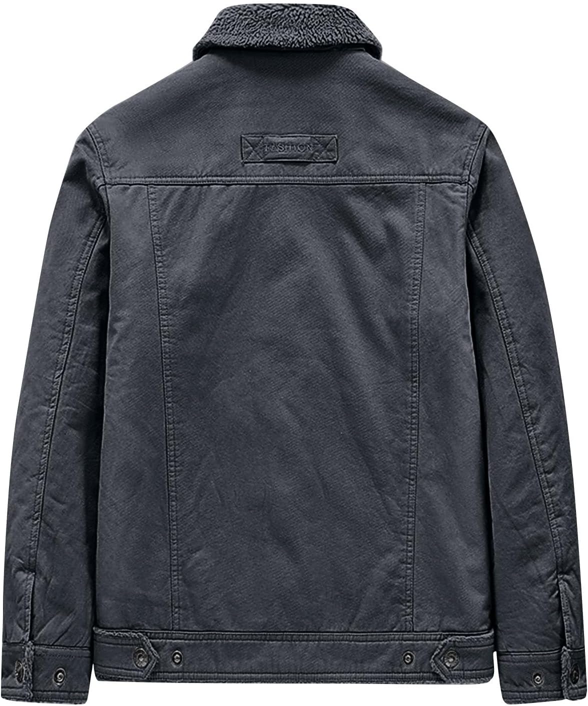 Leo | Relaxed Multi-Pocket Mens Sherpa Jacket