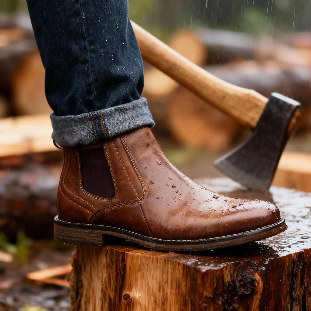 Leo | Timeless Chelsea Mens Boots with Elastic Side Panels