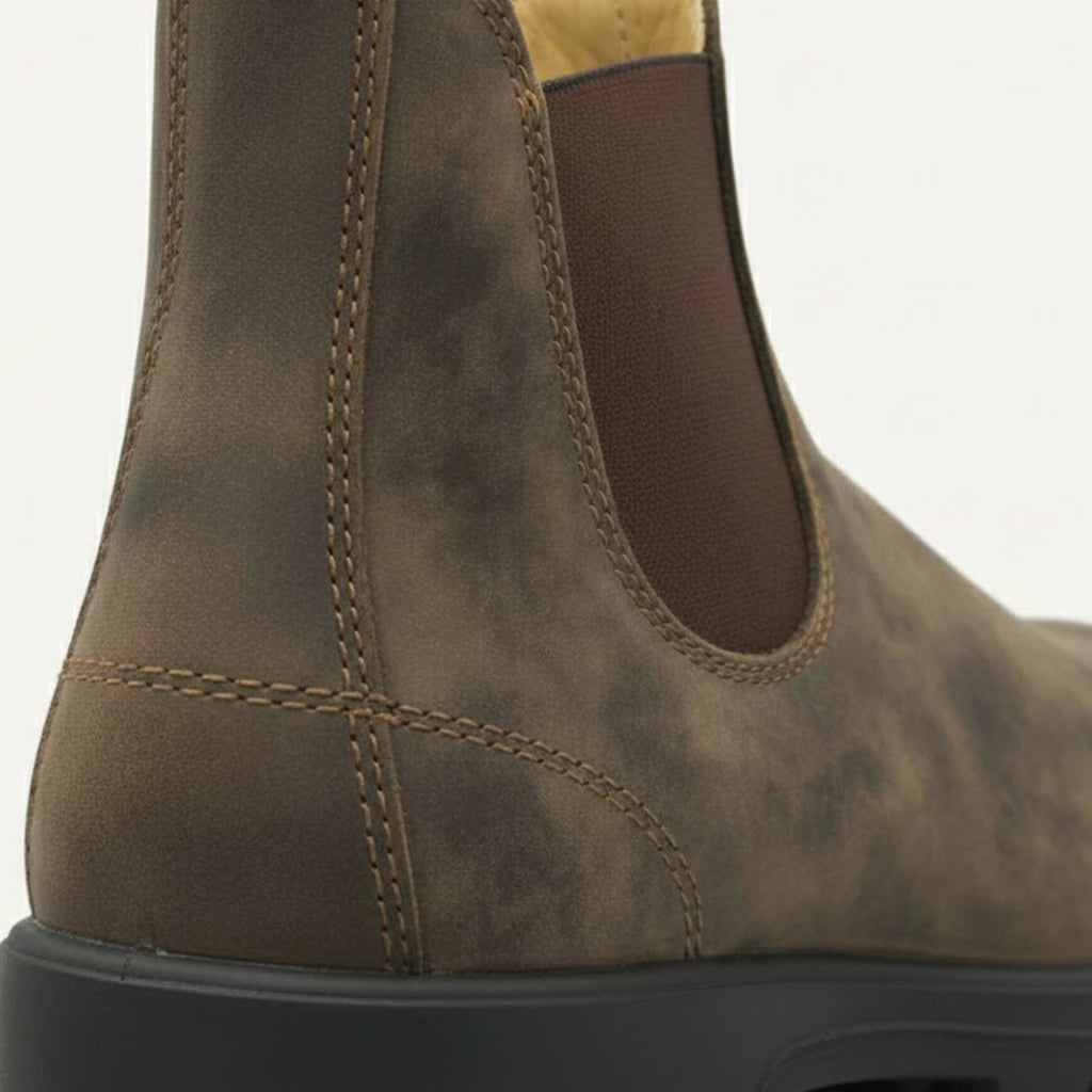 Leo | Weathered Pull-On Chelsea Mens Boots