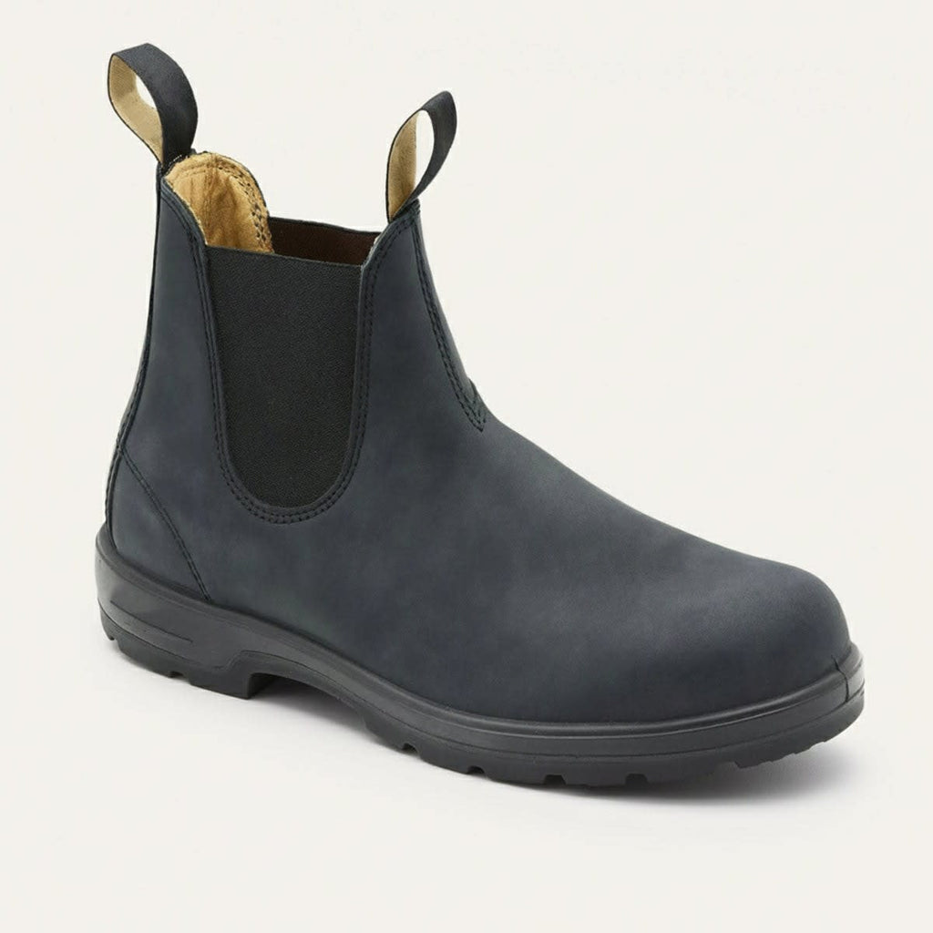 Leo | Weathered Pull-On Chelsea Mens Boots