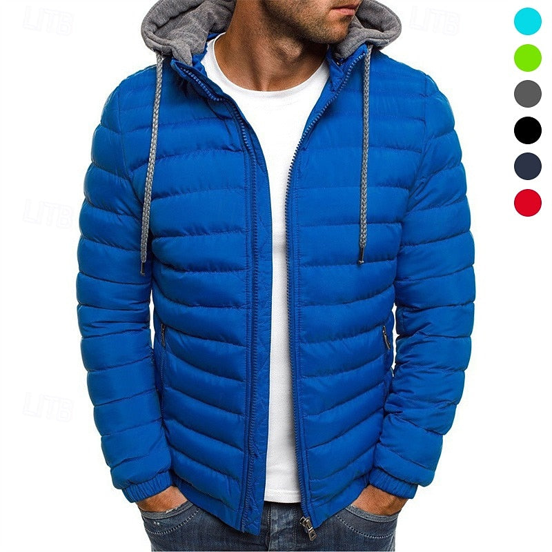 Leon | Polished Hooded Quilted Puffer Jacket